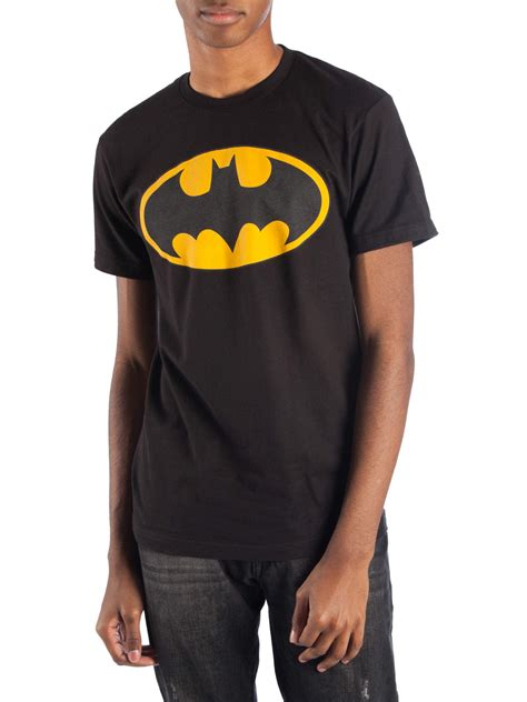 Batman Men's & Big Men's Classic Logo Reflective Graphic Tee Shirt ...