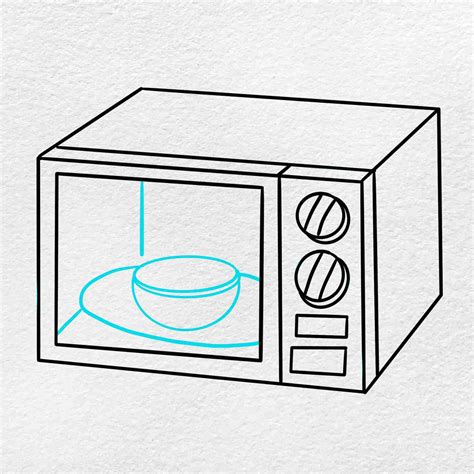 Microwave Ovens Drawing at Christopher Bryant blog