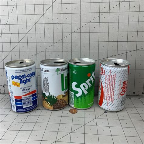 #161 Vintage Soda Cans (Empty) | EstateSales.org