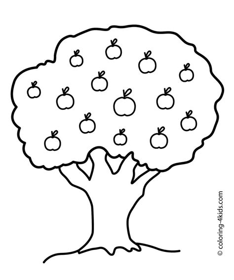 Image result for Simple Apple Tree Drawing