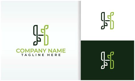 green leaf organic logo leter h 23360539 Vector Art at Vecteezy
