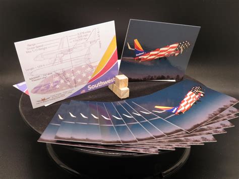 Southwest Airlines 737-800 Set of 25 Airplane Trading Cards - 2.5"x 3.5 ...