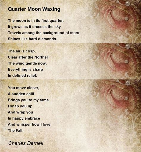 Waxing Crecsent Rhyme