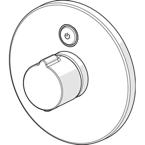 BIM objects - Free download! Oras Electra Cover part for shower faucet ...