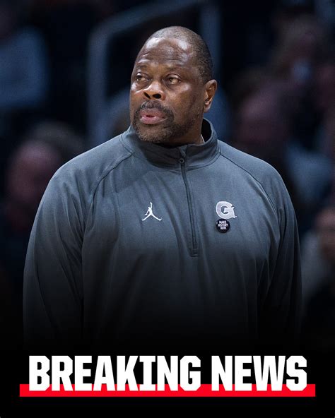 ESPN on Twitter: "Breaking: Patrick Ewing is out as men's basketball ...