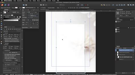 Objekte in Affinity Publisher gestalten und Text integrieren