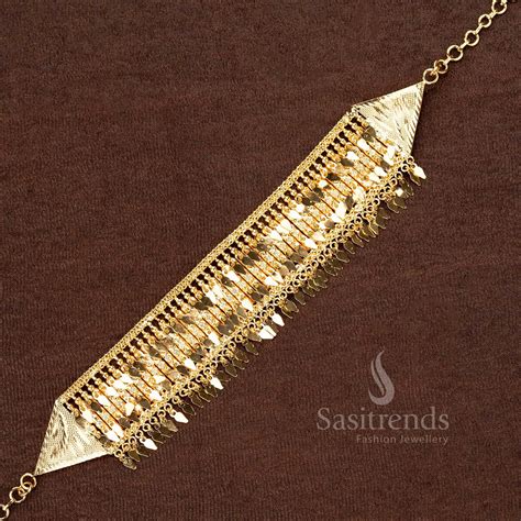 Kerala Style 24K Micro Gold Plated Elakka Thali Choker – Sasitrends
