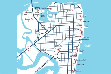 Map Of Atlantic City Casino Hotels
