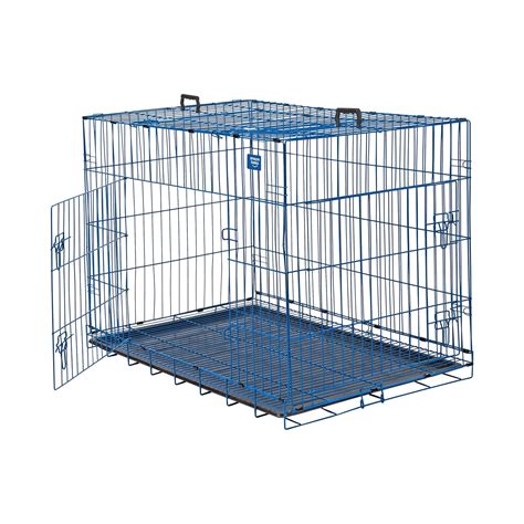 Amazon Basics Foldable Metal Wire Dog Cage/Crate/Carrier with Tray ...