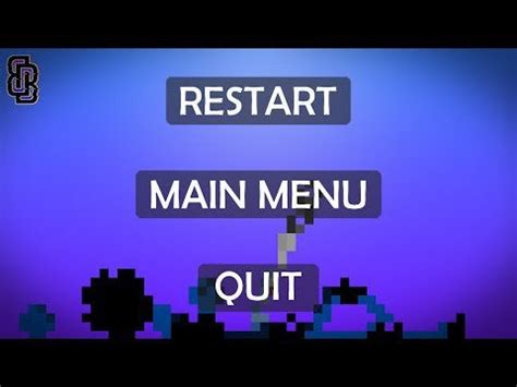 Game Over Screen Unity 的图像结果