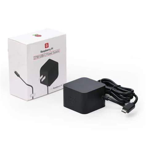 Official 27W USB-C PD Power Supply for Raspberry Pi 5- Black – Indian ...