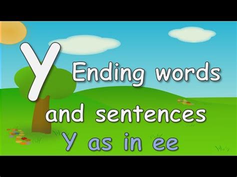 "y" as in ee || y digraph words sound as "ee" || y ending words - YouTube