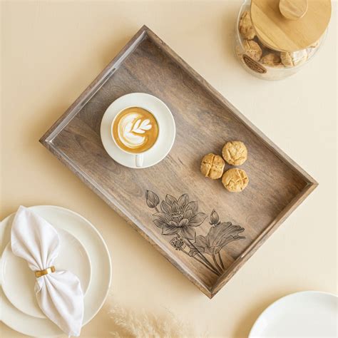 Eva Mango Wood Large Tray – Aurum Crafts