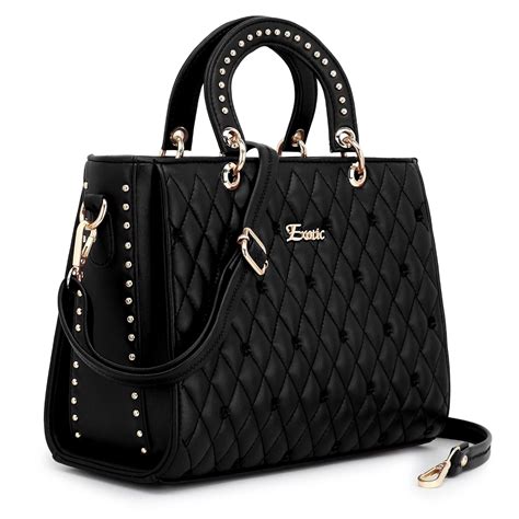 Buy EXOTIC Studded hand bag for women (Black) at Amazon.in