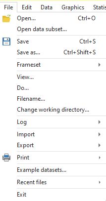 Image result for Open Data File Stata