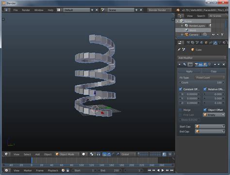 Image result for Blender 3.0 Array Modifier