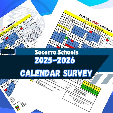 Socorro - Help us choose the calendar for the upcoming 2025-2026 school ...