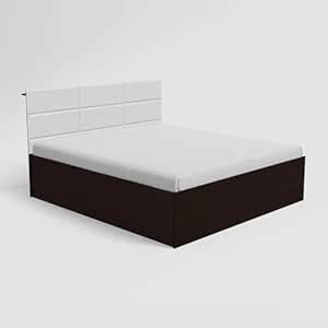 GODREJ INTERIO White Chocolate Morf King Size Engineered Wood Bed with ...