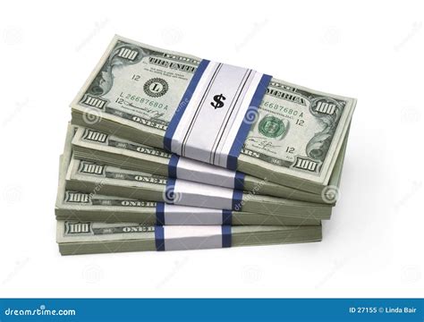 $100 Bills - Stacked stock image. Image of economic, rich - 27155