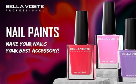 Buy Bella Voste Gel Shine Nail Paints | Quick Drying Formula | Paraben ...