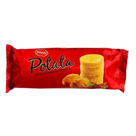 Pran Potato Spicy Flavoured Biscuit, 100g : Amazon.in: Grocery ...