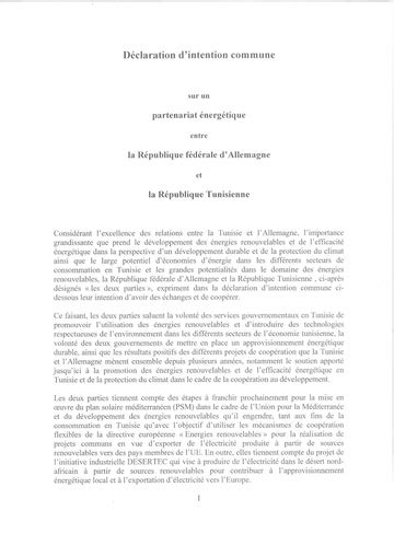 German-Tunisian Energy Partnership - energypedia