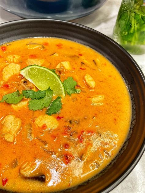 Spicy thai chicken soup – Artofit