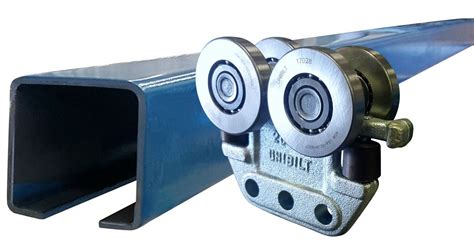 Beam Trolley with Track - Jervis Webb Unibilt Conveyor Trolley with 5 ...