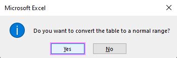 How to Convert Table to Normal Range Excel 的图像结果