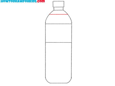 How to Draw a Bottle of Water - Easy Drawing Tutorial For Kids