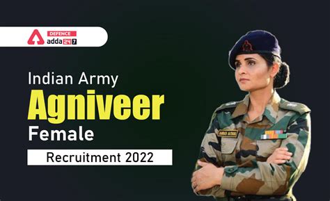 Indian Army Agniveer Female Recruitment 2022