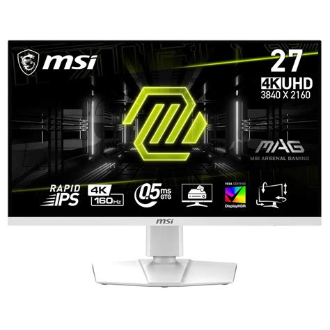 MSI MAG 274URFW 27 INCH 4K UHD GAMING MONITOR– Vishal Peripherals