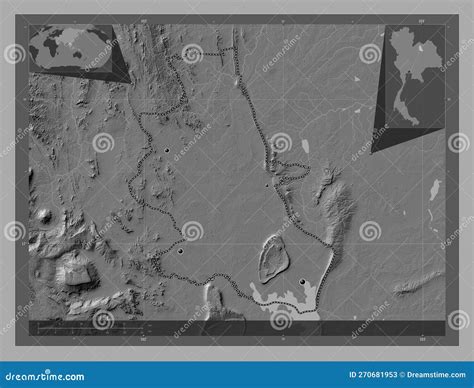 Nong Bua Lam Phu Thailand. Nivel Biológico. Principales Ciudades Stock de ilustración ...