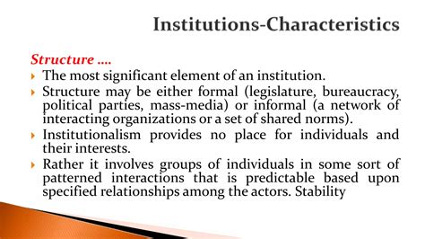 Image result for Example of Institutional Model