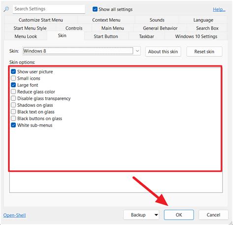 Open Shell Windows 11 Skin 的图像结果
