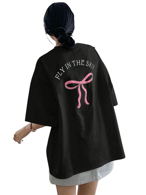 Buy SXV 'Fly in The Sky' Printed Cool Aesthetic Oversized Baggy Cotton ...