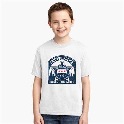 City Of Chicago Police To Protect And Serve Chicag on Youth T-Shirt ...