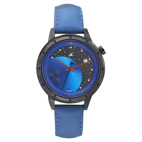 Buy Online Fastrack Space Rover Quartz Analog with Date Black Dial ...