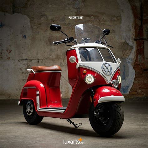 VW Bus-Inspired Electric Scooter: A Stylish and Retro Ride - LuxArts