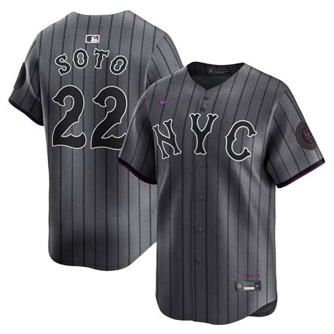 Juan Soto New York Mets Nike City Connect Limited Jersey - Gray