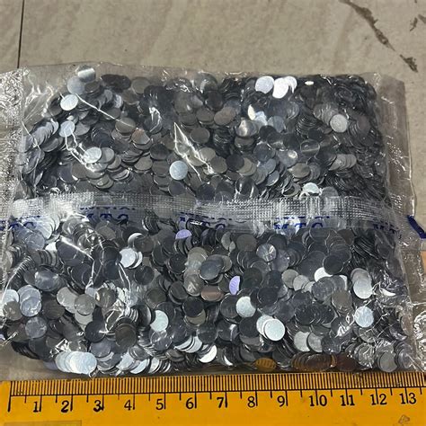 Silver Round sequence 6mm 100g-1pack/555C – KnowHowArtCraft