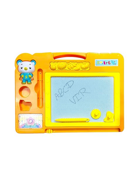 Lilheaven® 2-in-1 Double Sided Magnetic Magic Slate, Whiteboard and ...