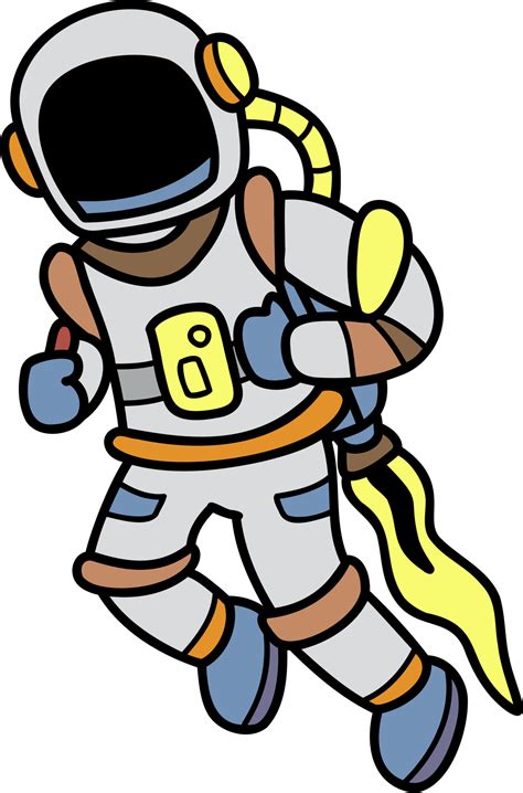 Floating Astronaut Clipart