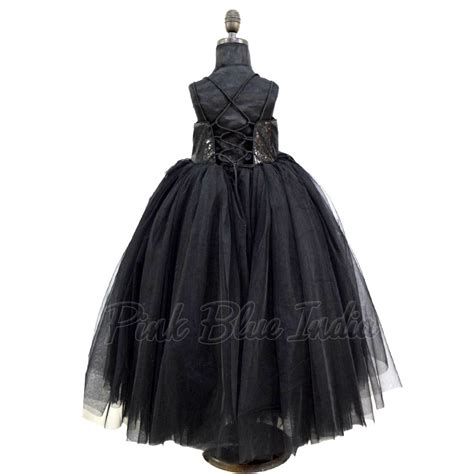 Buy Black Party Wear Gown for Girls