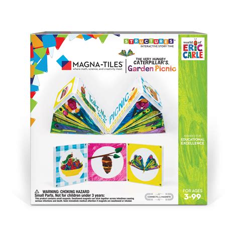 Buy The Very Hungry Caterpillar: Garden Picnic Magna-Tiles Structure ...