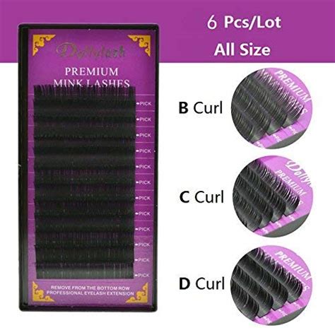 Buy HandToHand C, 0.20mm : 6pcs All Size Individual Eyelash Extension ...