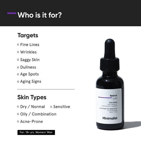 Minimalist Retinol 0.6% Face Serum, 30 ml Price, Uses, Side Effects ...