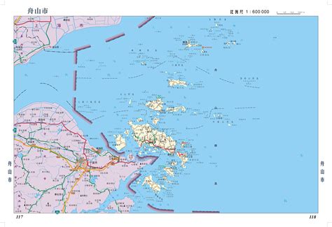 舟山市地图划分,舟山市地图全图(2) - 伤感说说吧
