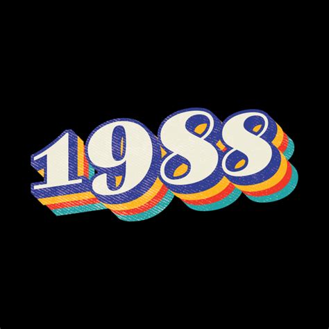 1988 Birthday Year - 1988 - Mask | TeePublic