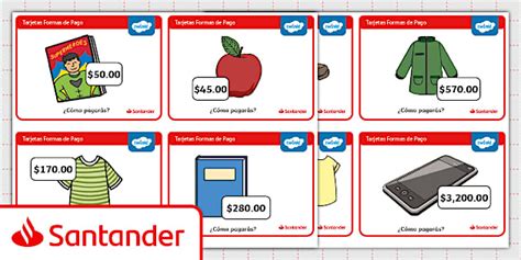 Educación financiera Santander - Tarjetas formas de pago